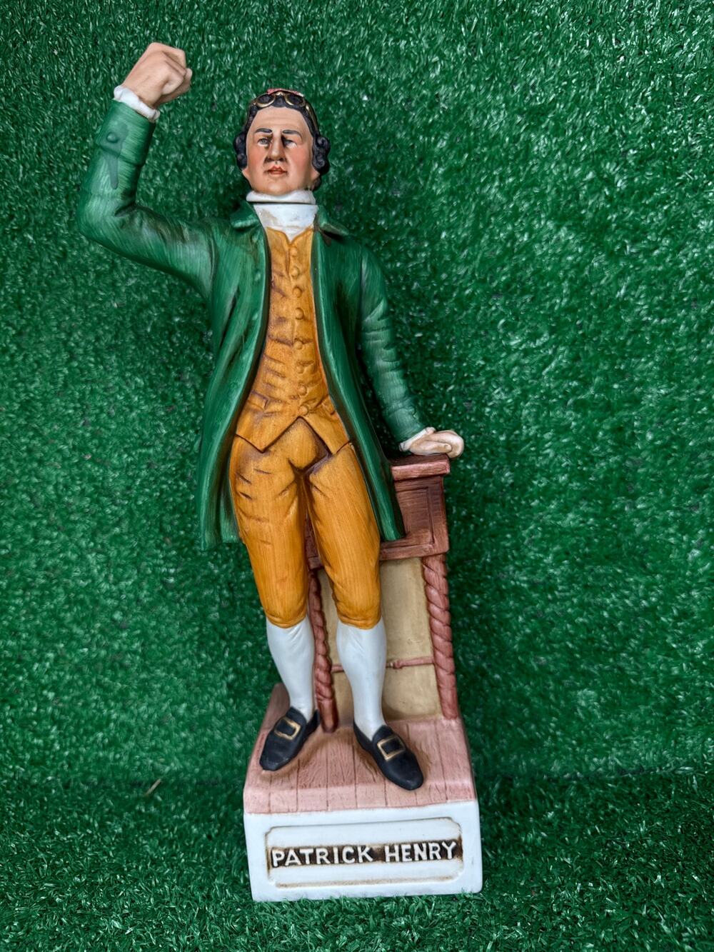 Vintage 1976 McCormick Patrick Henry Patriots Series Empty Whiskey Decanter